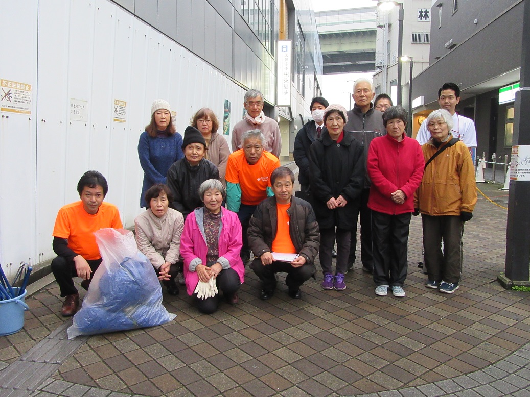 12月18日（水）出来島商店会主催　クリーン活動